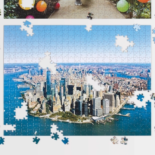 Galison Double-Sided Puzzle New York City by Gray Malin