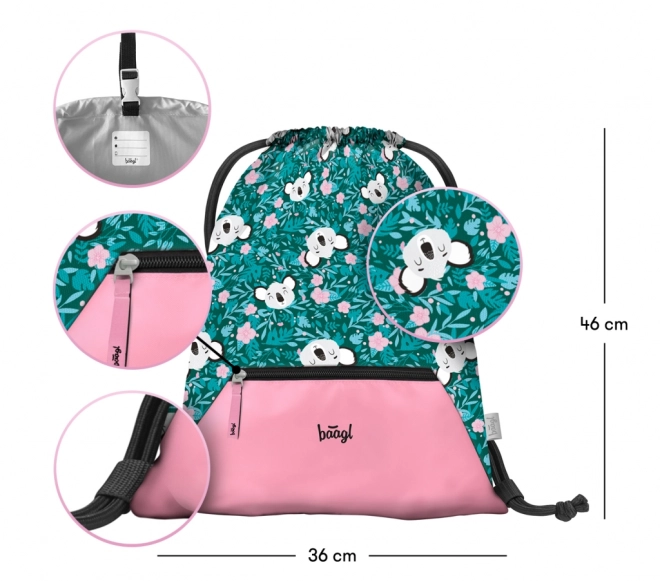 Baagl Bag with Pocket Baby Koala