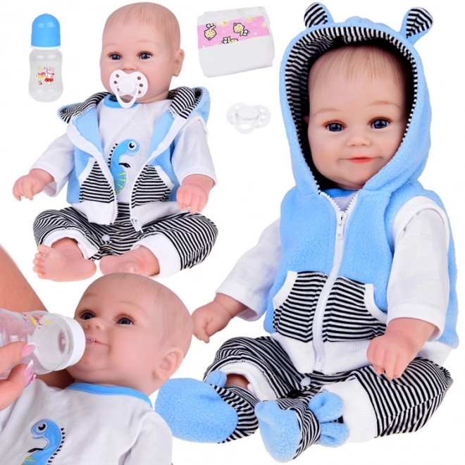 Realistic Baby Boy Doll With Interactive Features