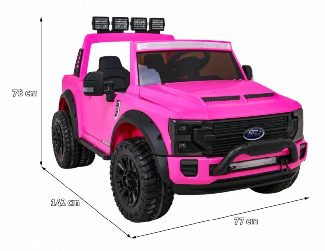 Autoturism electric Ford Super Duty – Růžové
