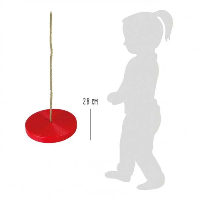 Small Foot Plastic Swing Red