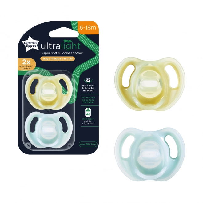 Ultra-light Orthodontic Pacifier Set 6-18 Months