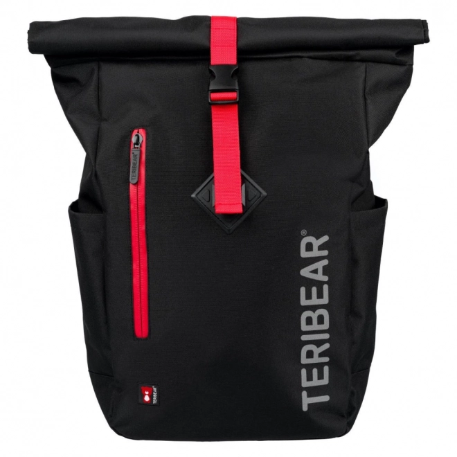 Baagl Teribear Roll-top Backpack Black