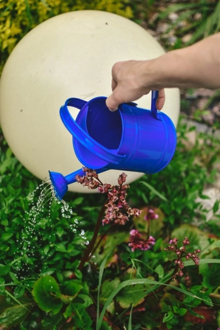 Child's Metal Watering Can - Blue