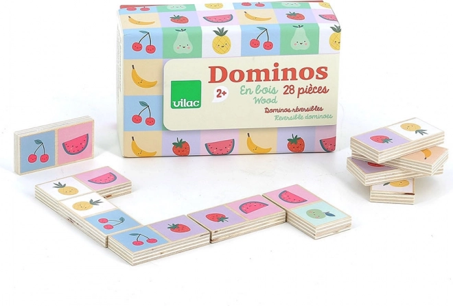 Wooden Domino Fruit and Vegetables Sarah Betz