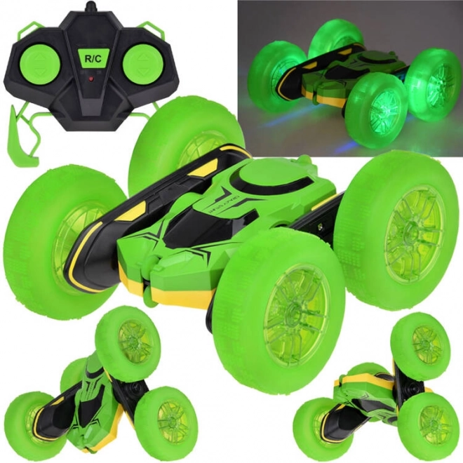 Remote Control 360 Stunt Car with Glowing Wheels