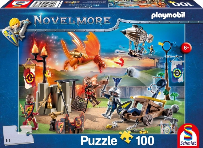 Schmidt Puzzle Playmobil Novelmore: Jousting Arena 100 Pieces