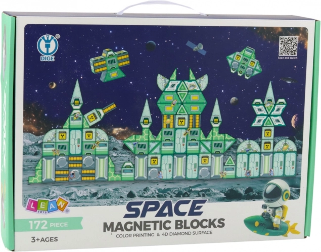 Costruzioni magnetiche Kosmos Stazione 4D 172 pezzi
