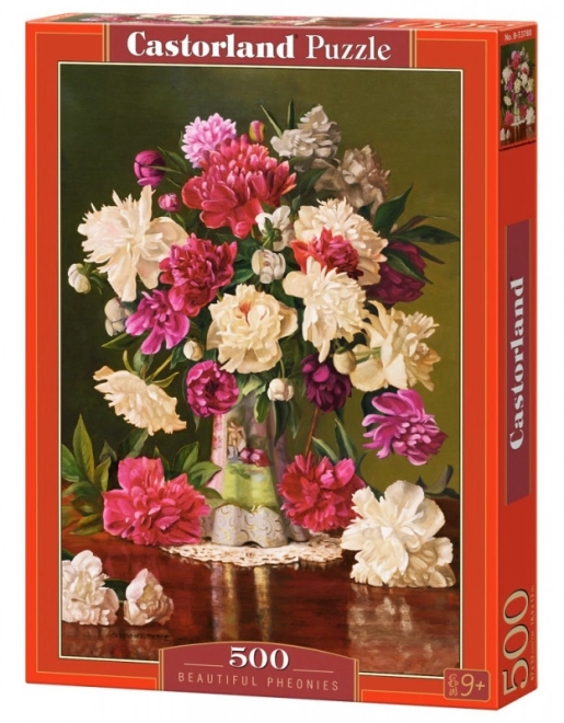 Castorland Puzzle Beautiful Peonies 500 Pieces