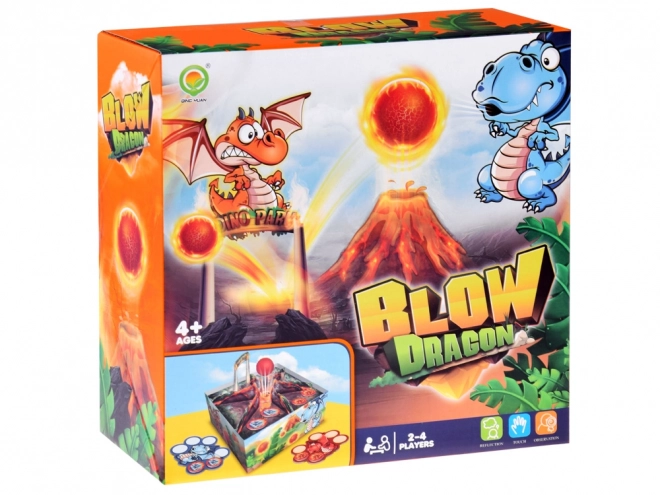 Family Dexterity Game Dragon Volcano Blow the Ball