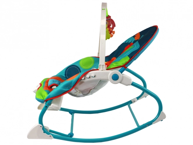 2-in-1 Baby Rocker with Sound and Vibrations