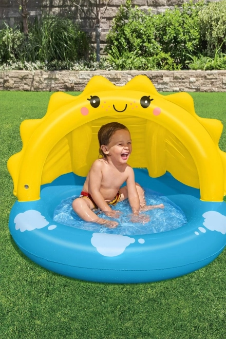 Inflatable Baby Pool with Sunshade