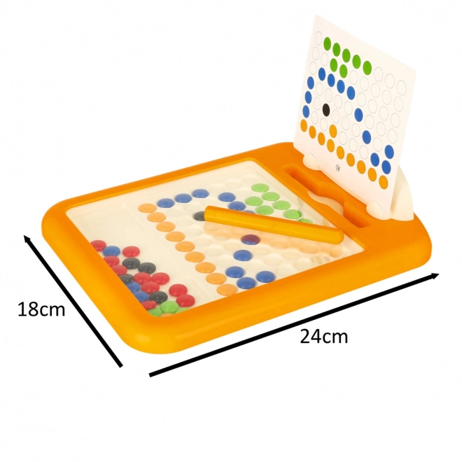 Magnetic Mosaic Drawing Board with Bunny Design