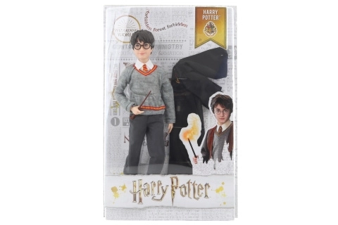 Harry Potter Doll in Gryffindor School Outfit with Wand