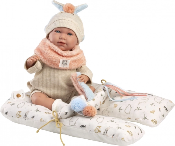 Realistic Baby Doll with Sounds and Soft Fabric Body 42 cm