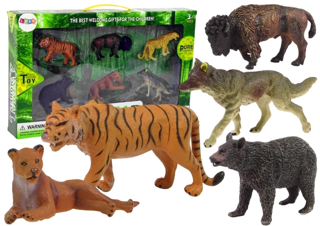 Animal Figurine Set - Forest & African Wildlife