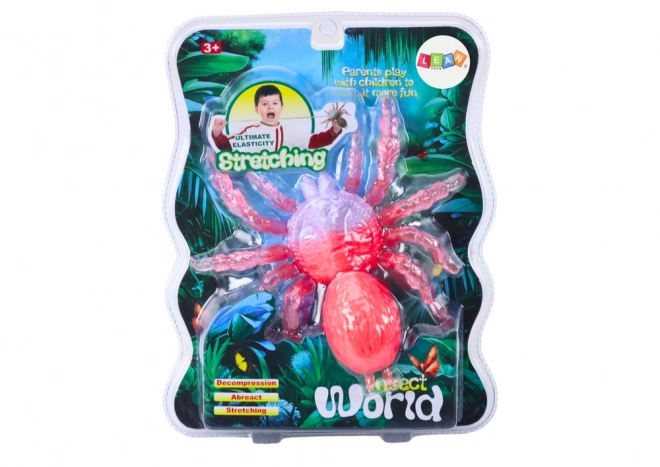 Stretchy Spider Toy Pink