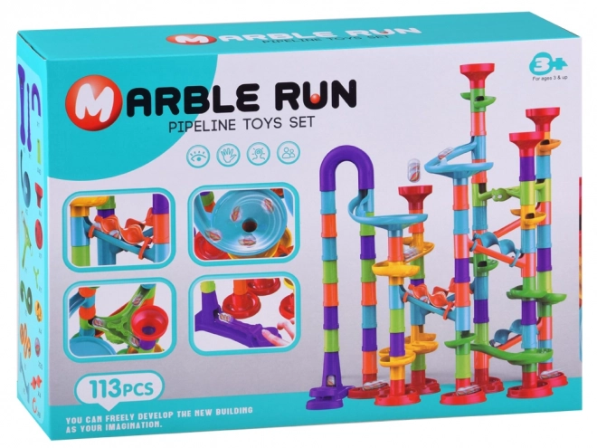 Colorful Marble Track Set for Kids