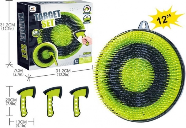Axe Throwing Target Set