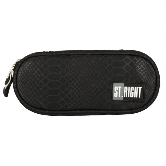 St. Right Shiny Snake Pencil Case Black