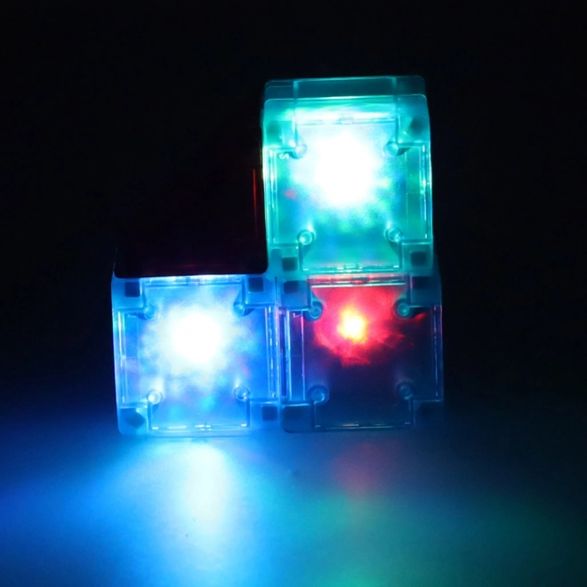 Glowing Magnetic Blocks Set