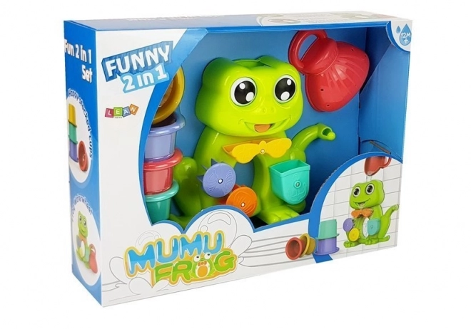 Bath Set Frog Waterfall with Buckets