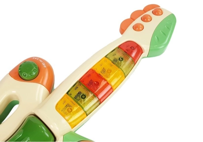 Interactive Children's Guitar Piano with Lights and Sound