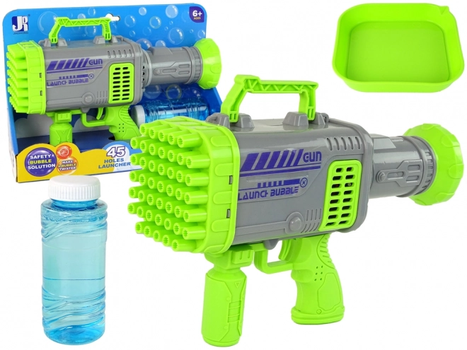 Green Bubble Gun Machine