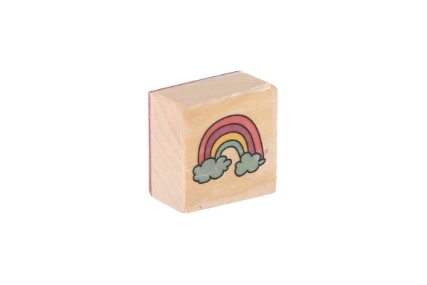 Unicorn Wooden Stamps Set with Ink Pad