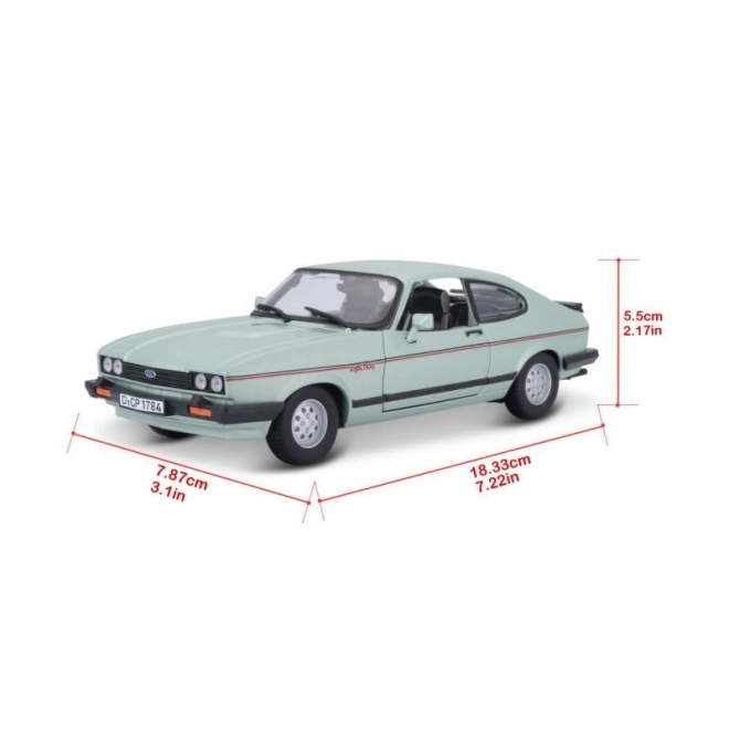 Bburago Ford Capri 1982 Model Car