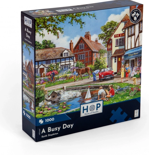 Puzzel Drukke dag 1000 stukjes