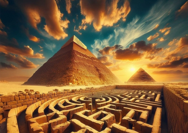 Puzzle Egyptian Pyramids 1000 Pieces
