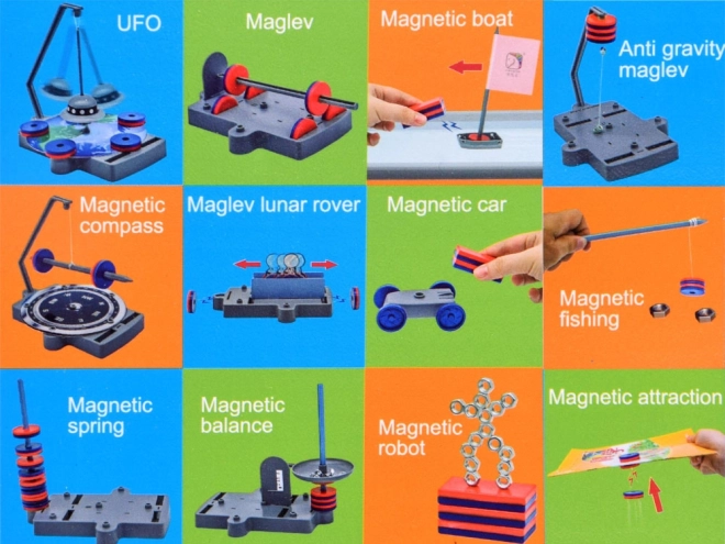 Educational Magnetic Experiment Kit 12-in-1