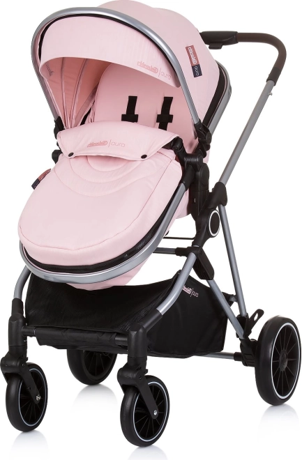 Chipolino Aura 2-in-1 Stroller Flamingo