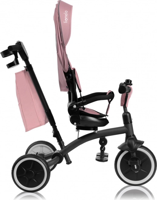 2-in-1 Children's Tricycle by Lionelo - Tris Plus Model in Pink Rose