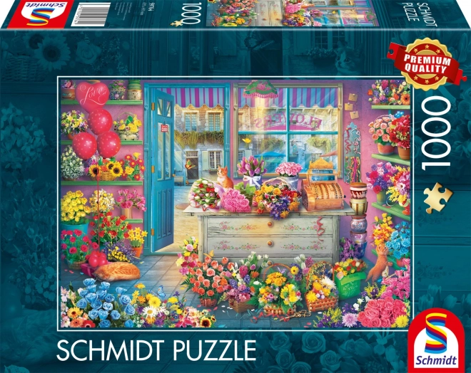 Colorful Flower Shop Puzzle by Schmidt