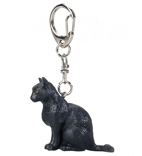 Mojo Black Cat Keychain