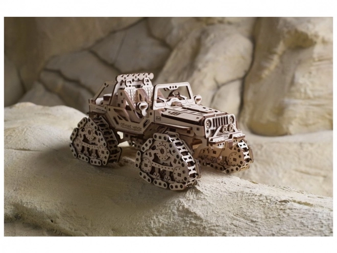 Ugears 3D Wooden Mechanical Off-Road Vehicle Puzzle