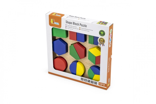 Wooden Puzzle - Colors and Shapes