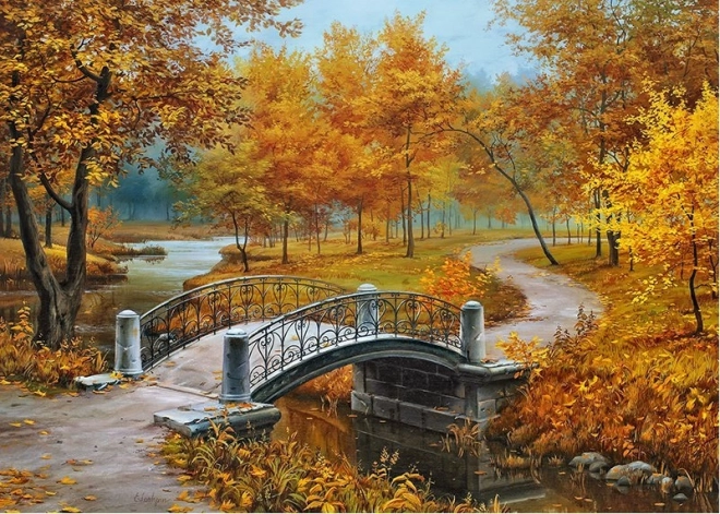 Cherry Pazzi Puzzle Autumn in the Old Park 1000 Pieces