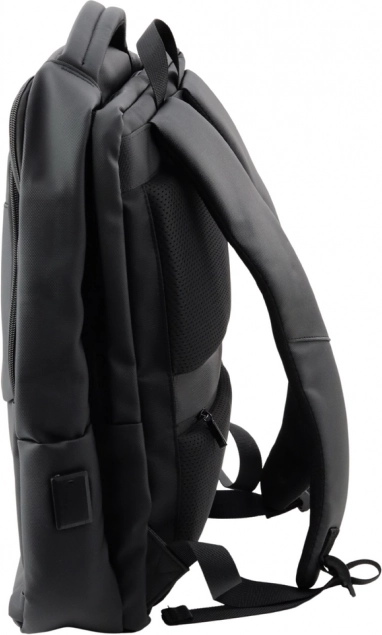 Urban business backpack with USB black 16 L