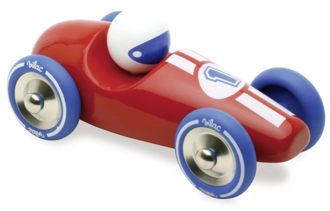 Vilac Racing Car Red with Blue Wheels