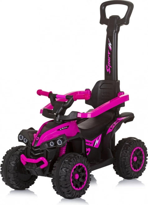 Chipolino Ride-On with Canopy and Push Bar ATV Pink