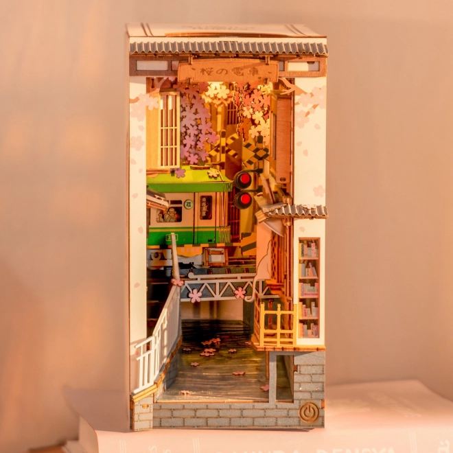 Bookend Miniature House Sakura Alley