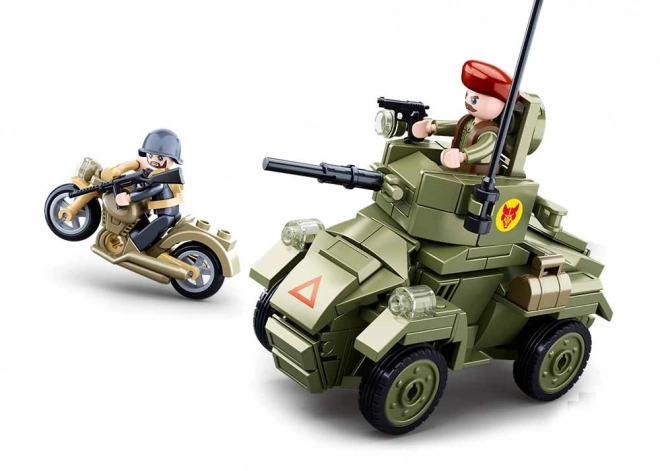 Sluban WWII Small Armored Vehicle Set