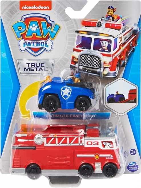 Paw Patrol Fire Truck with Chase Die-Cast Car