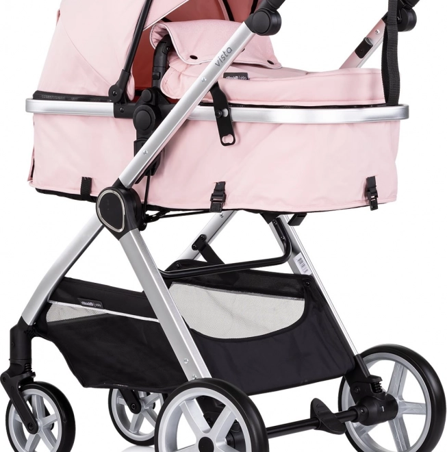 Chipolino Vista Stroller 2in1 Pink Marshmallow