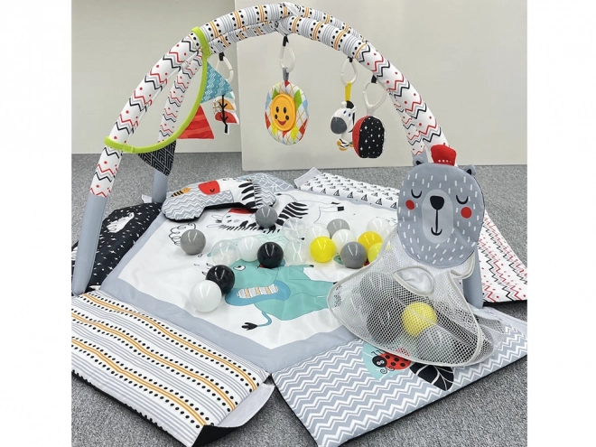 Contrast Baby Activity Mat with Balls