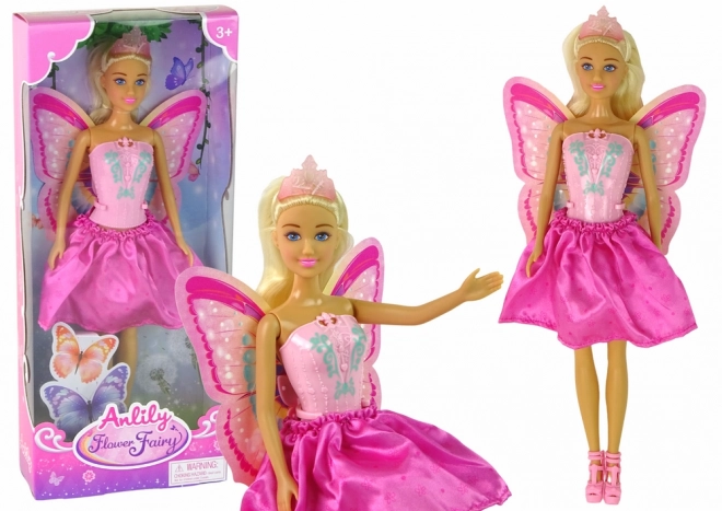 Anlily Fairy Doll with Pink Wings