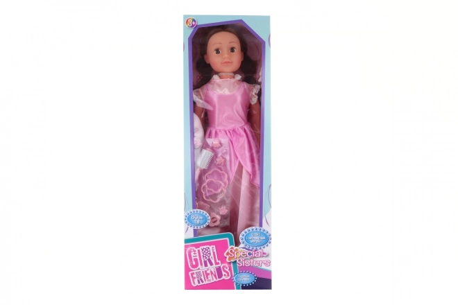 Walking Doll in Pink Dress